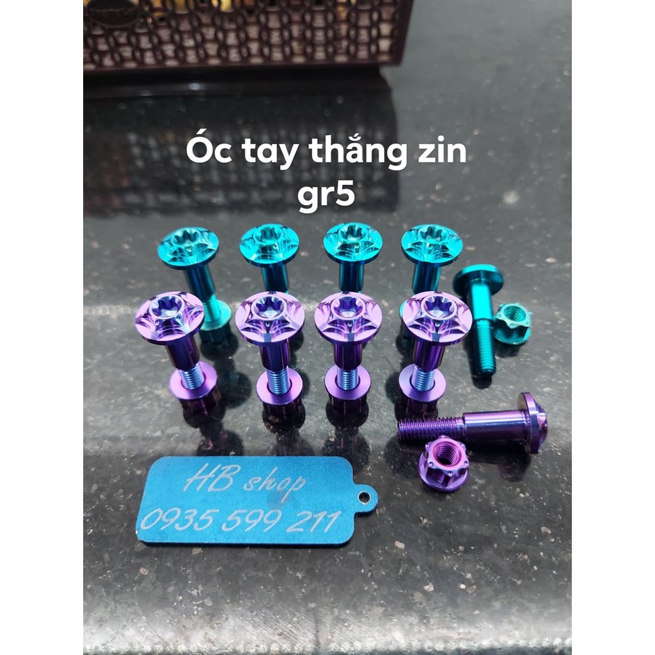 óc tay thắng zin titanium gr5 salaya kèm tán gr5