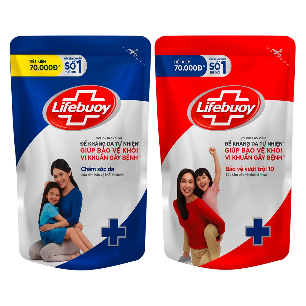 Sữa Tắm Lifebuoy Túi / Chai 800G