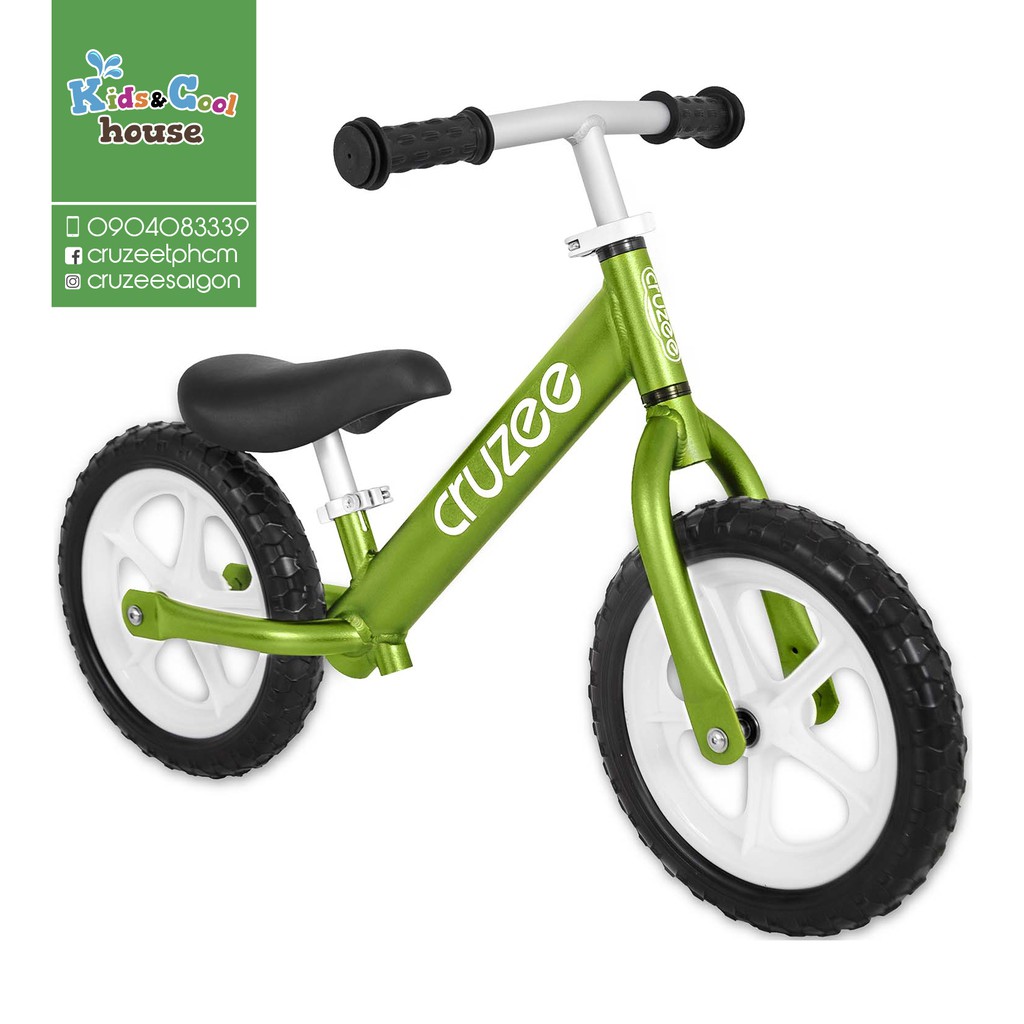 Xe thăng bằng Cruzee đến từ Mỹ siêu nhẹ chỉ 1,9kg - Màu xanh lá (Mới nhất 2022)