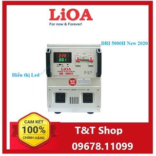 Ổn áp Lioa 1 pha 5KVA dải 90 ( DRI-5000II New 2020)