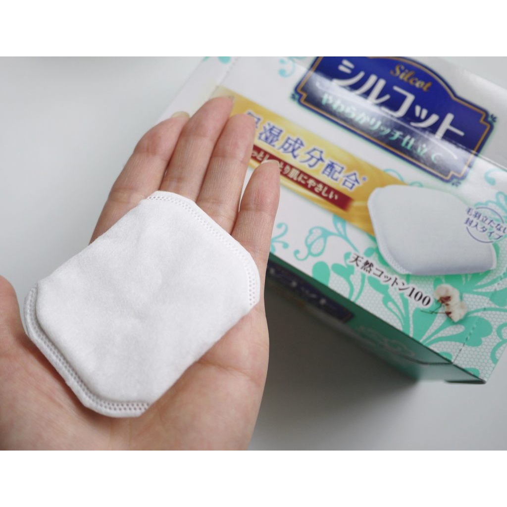 Bông Tẩy Trang Silcot Soft Touch Moisture 66 Cái - Cotton Mềm Mại, An Toàn Cho Da