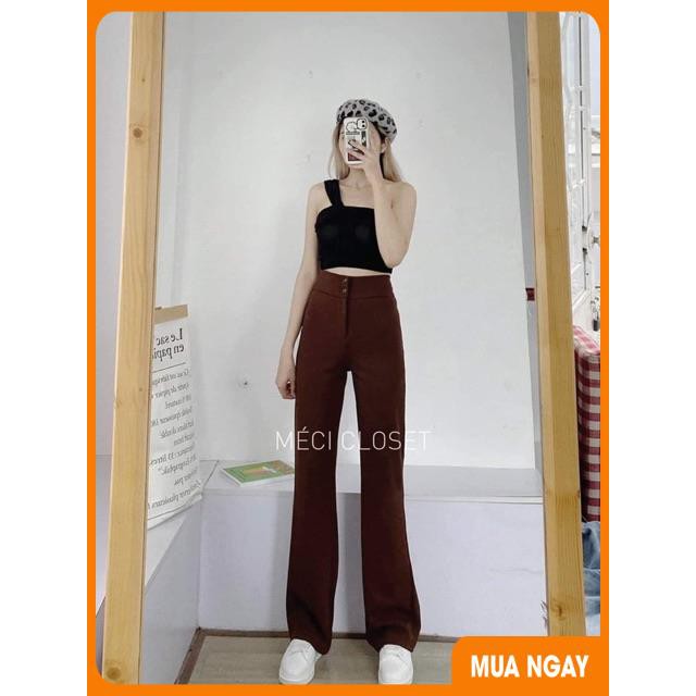 Quần Loe Cạp Cao, Dáng Siêu Chân Dài Miên Man, Phù Hợp Cả Đi Làm Đi Chơi | BigBuy360 - bigbuy360.vn