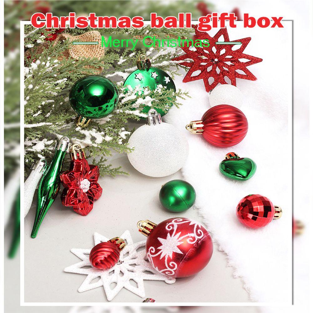Bộ 58 Quả Cầu Giáng Sinh Trang Trí Nhà Cửa