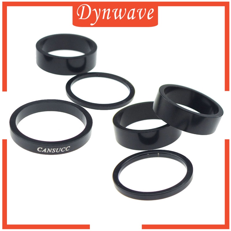 Bộ 6 Vòng Đệm Phuộc Trước Điều Chỉnh Chiều Cao Cho Thân Xe Đạp 1-1 / 8 &quot;