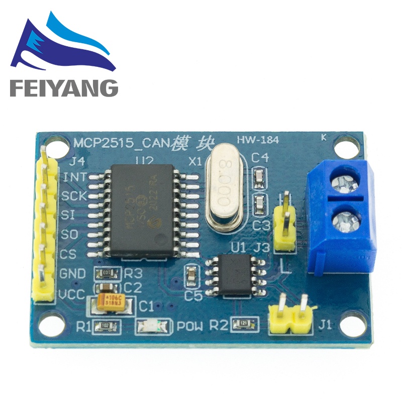 Bảng Mạch MCP2515 CAN Bus TJA1050 Nhận SPI Cho Điều Khiển 51 MCU ARM
