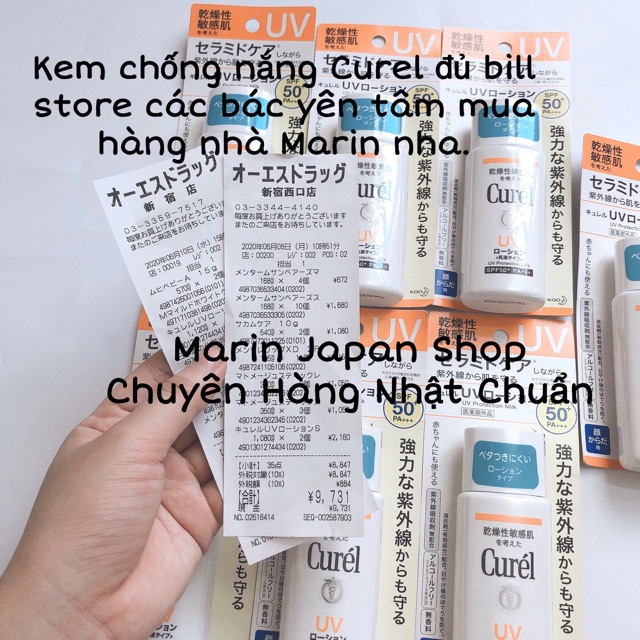 (Giá tốt)Kem chống nắng Curel UV Protection Milk SPF50+/PA+++ | BigBuy360 - bigbuy360.vn