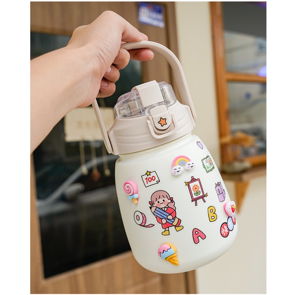 Bình Giữ Nhiệt TRANCY Bình Đựng Nước inox304 cute