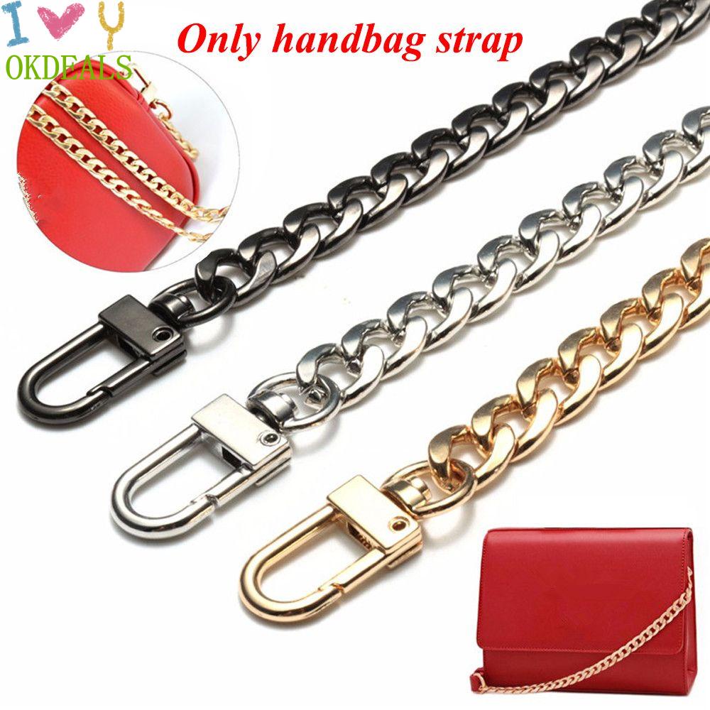 Dây đeo túi xách chất liệu nhôm siêu nhẹ nhiều màu lấp lánh thời trang cho nữ diy