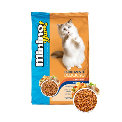 Thức ăn hạt khô MININO YUM 350g cho mèo NEW
