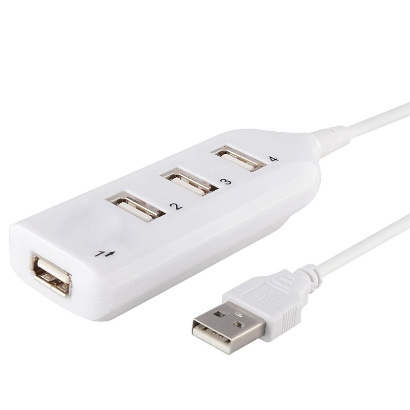 Bộ Chia 4 Cổng USB 2.0 4 Cổng Tốc Độ Cao ​​Hub Chia Cổng USB Cho PC Laptop