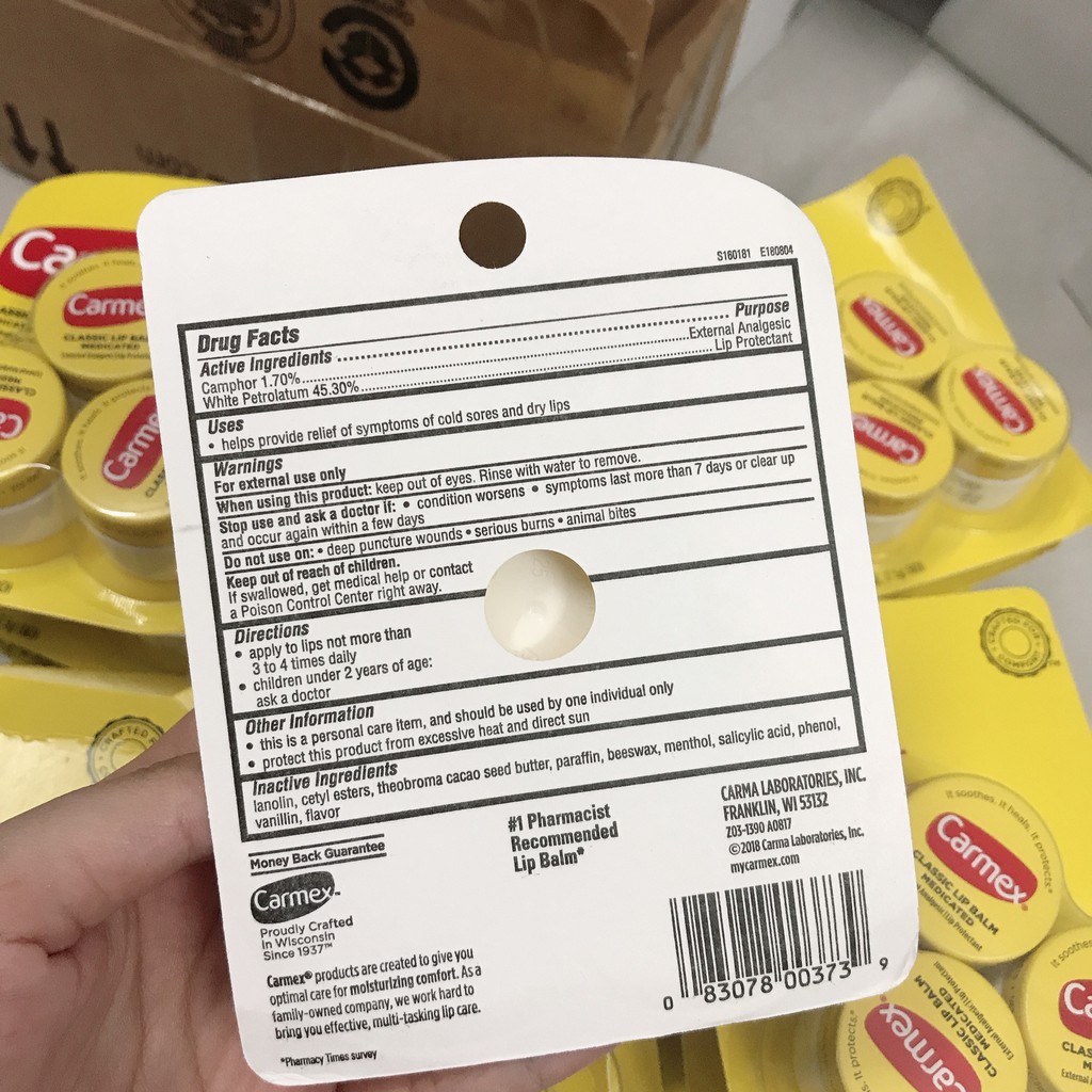 🔥[LIMITED] SON DƯỠNG CARMEX PHIÊN BẢN HOLIDAY 2020 | BigBuy360 - bigbuy360.vn