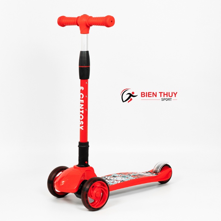 Xe Trượt Scooter MHBC 026 Có Đèn Trẻ Em [ Chính Hãng ] Tặng Bộ Bảo Vệ Chân Tay