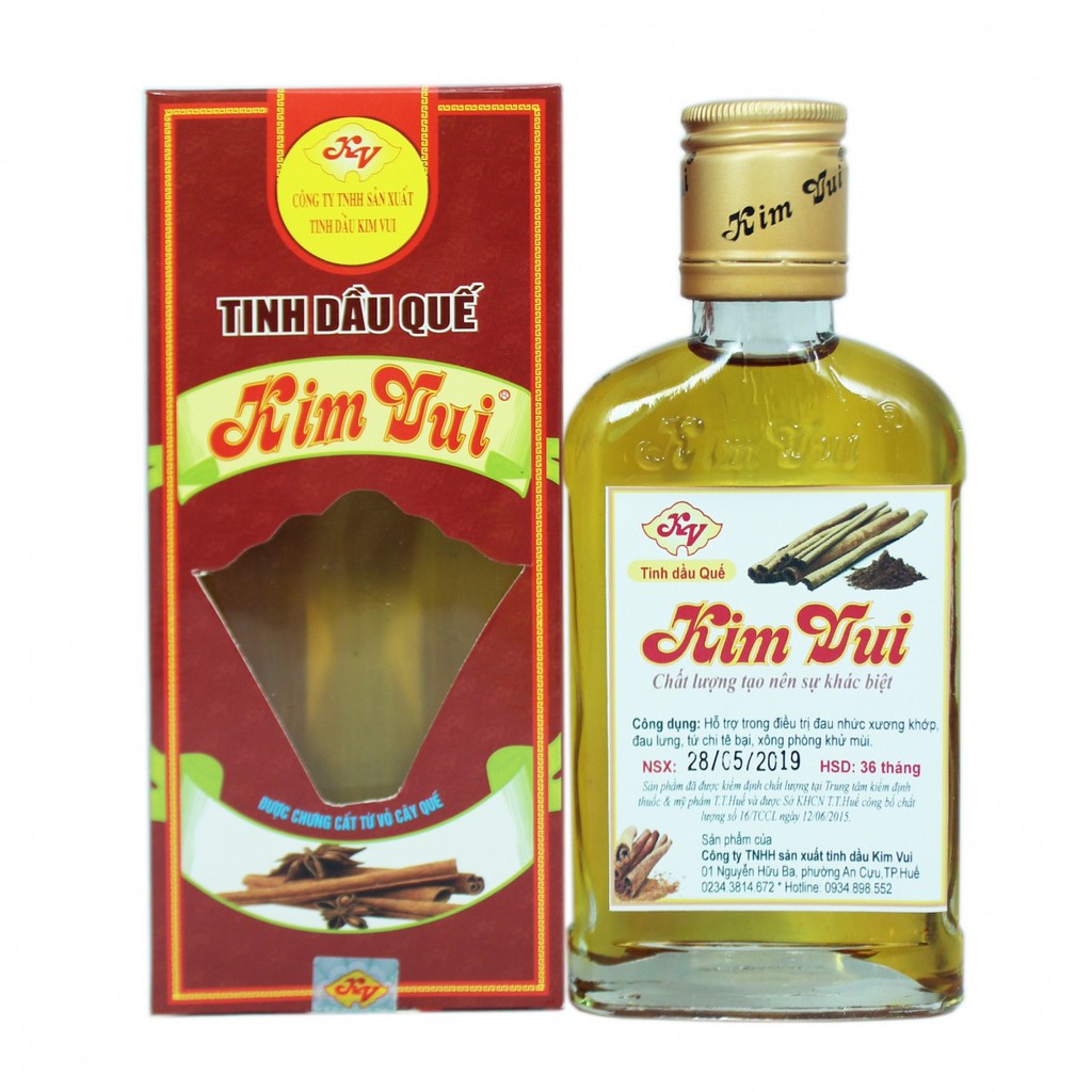Tinh dầu Quế Kim Vui 125ml