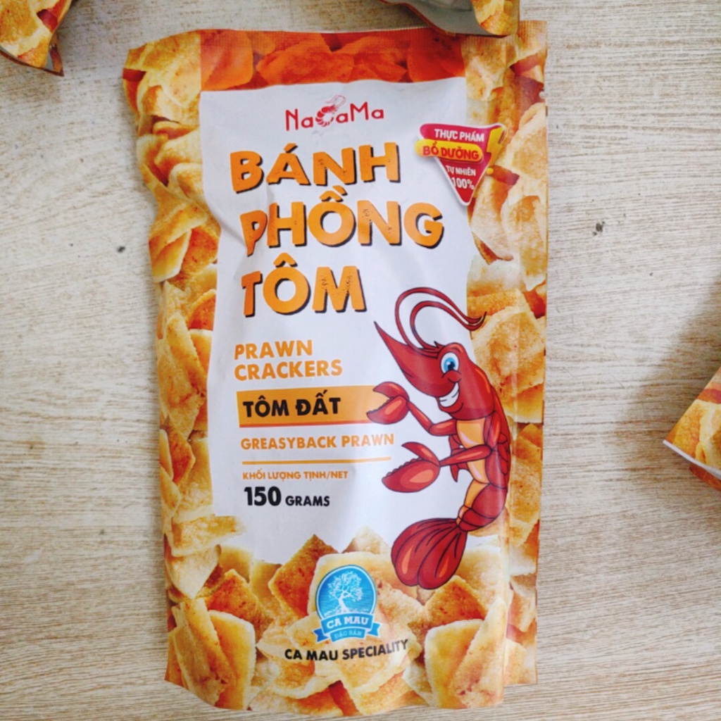 Bánh Phồng Tôm Vị Tôm Đất/ Vị Rau Củ/ Vị Cua NaCaMa 150g