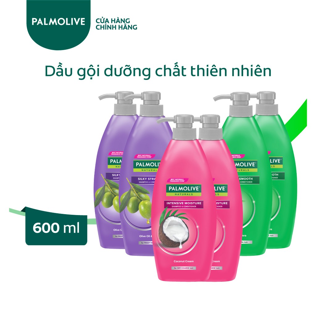 [Mã COSCOLT5 giảm 10% đơn 199K] Bộ 2 Dầu gội xả 2in1 Palmolive thiên nhiên 600ml | BigBuy360 - bigbuy360.vn