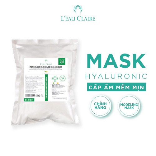 Mặt Nạ L'eau Claire Premium Algin Moisturizing Modeling Mask Cấp Ẩm Mịn Màng Cho Làn Da Tươi Sáng 1kg