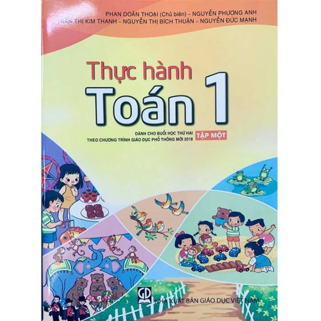 Sách - Combo Thực Hành Toán 1 (Tập 1 + Tập 2) - Theo Chương Trình Giáo Dục Phổ Thông Mới 2018