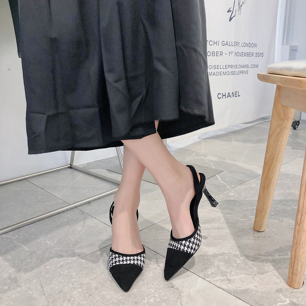 Giày cao gót IELGY mũi nhọn thời trang hè cho nữ