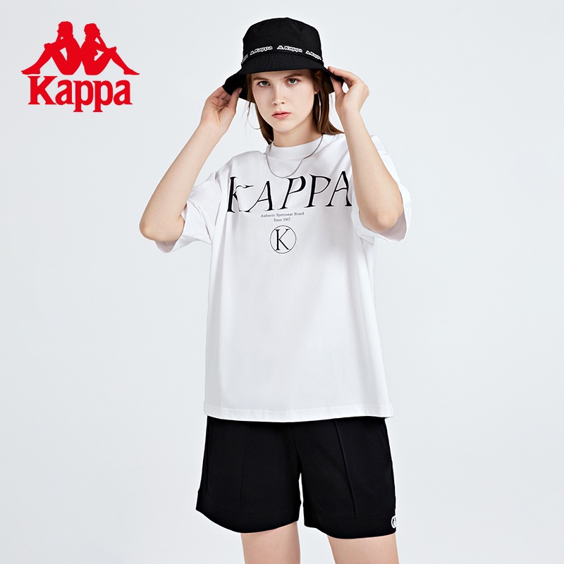 Áo Thun Kappa Tay Ngắn Cổ Tròn Phong Cách Thể Thao Thời Trang Mùa Hè Cho Nam Và Nữ KAB0ST12