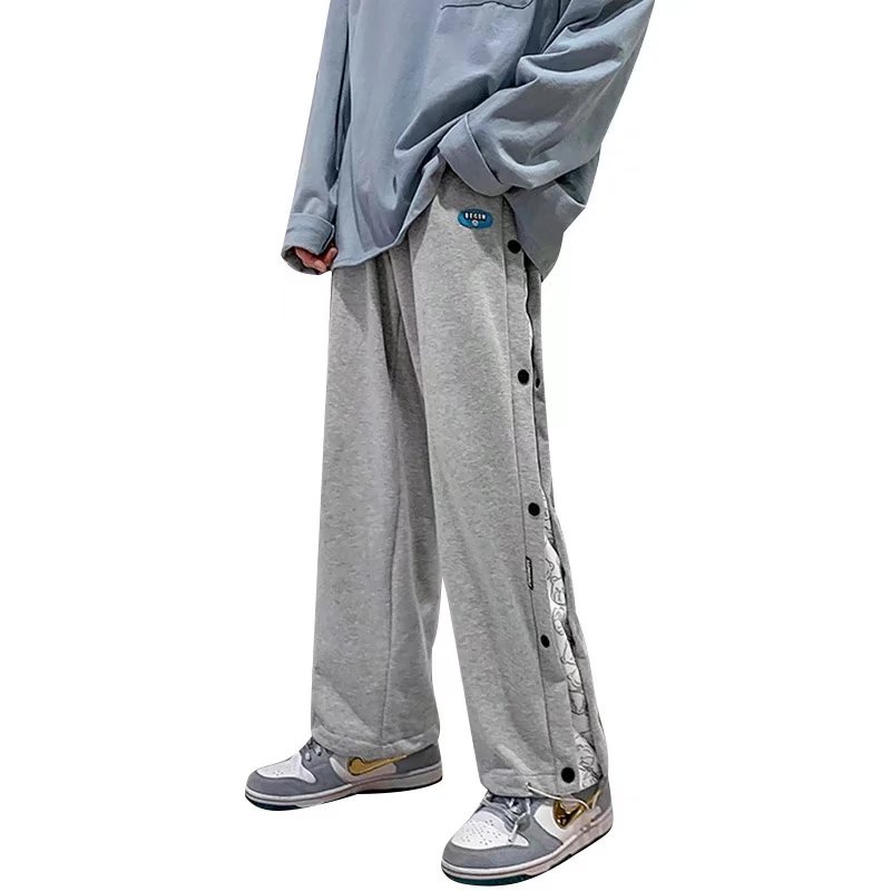 Quần dài ống rộng phong cách hip hop Hàn Quốc hợp thời trang