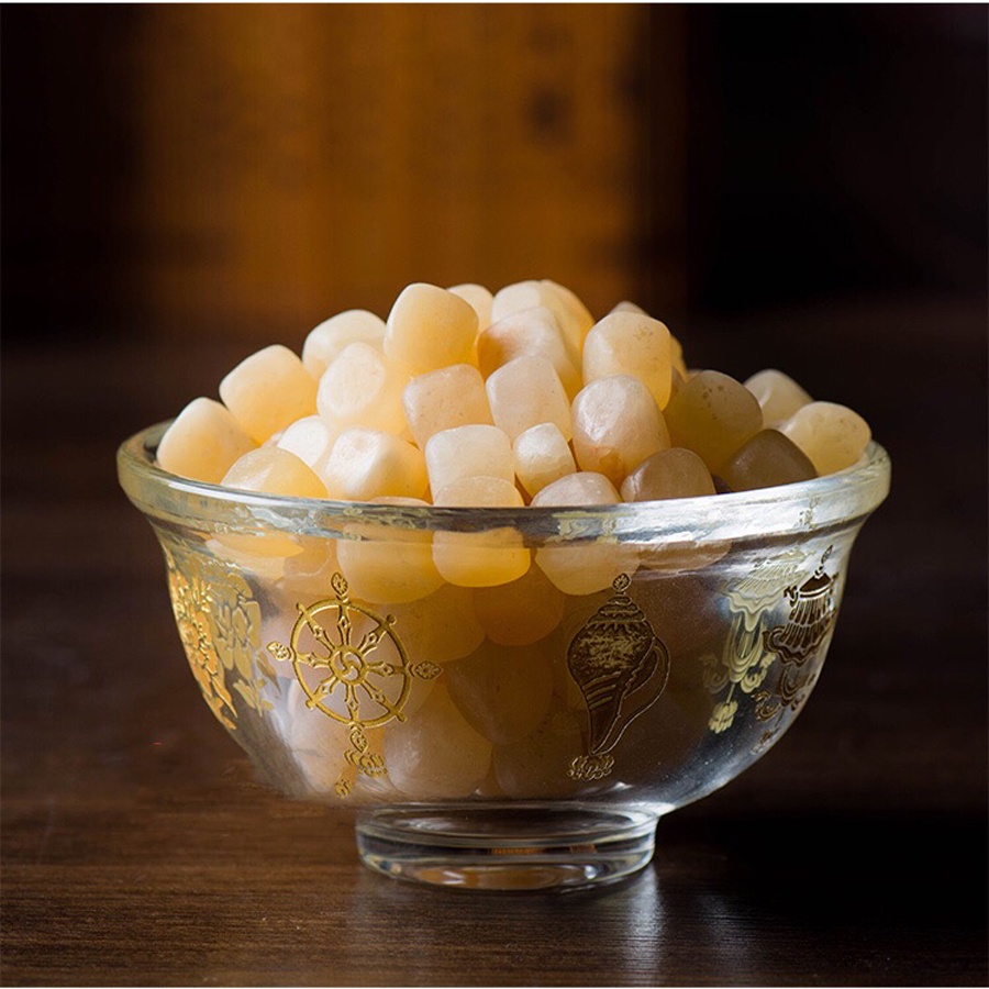 [PHÁP BẢO MINH CHÂU]Chén pha lê 8 Cát Tường 8cm - 10cm