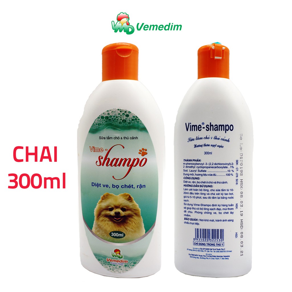 Vemedim Sữa tắm cho chó và thú cảnh Vime Shampo