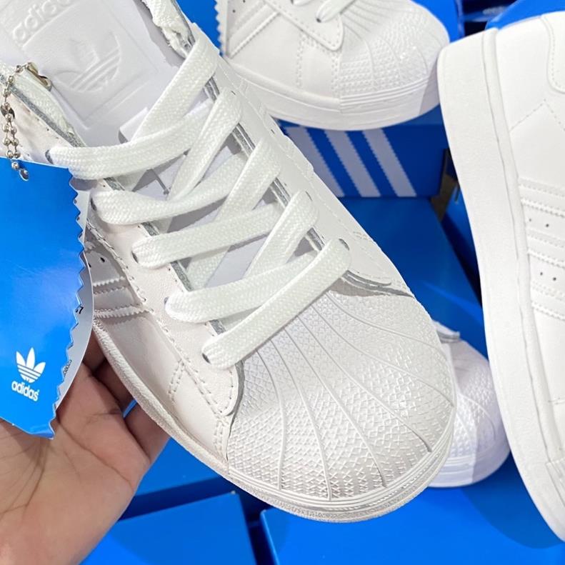 |  KHOAI SNEAKER| Giày thể thao adidas superstar trắng mũi sò bản đẹp full box - bill- giấy gói