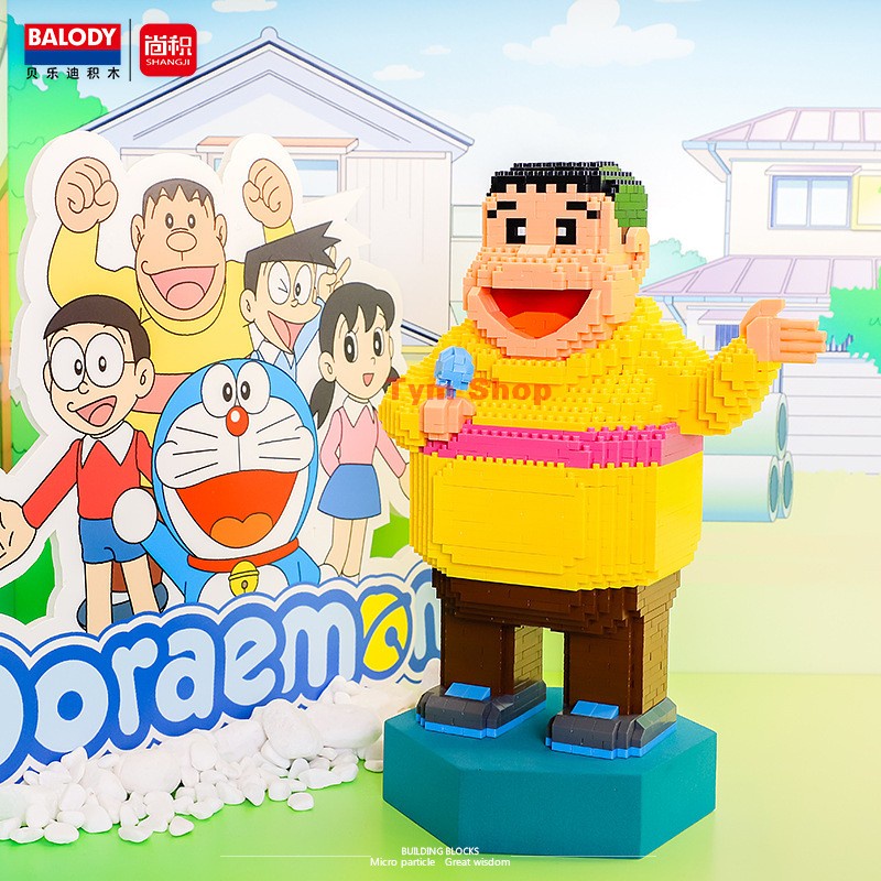 Lắp ráp doremon nobita seko chaien doremi xếp hình lắp ráp nano block cho bé