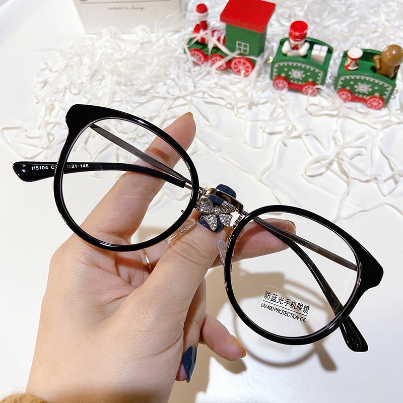 Mắt Kính Gọng Tròn Chống Ánh Sáng Xanh Thời Trang Hàn Quốc Jz5104 | BigBuy360 - bigbuy360.vn