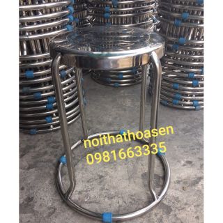 Ghế đôn inox,ghế tròn inox quán ăn