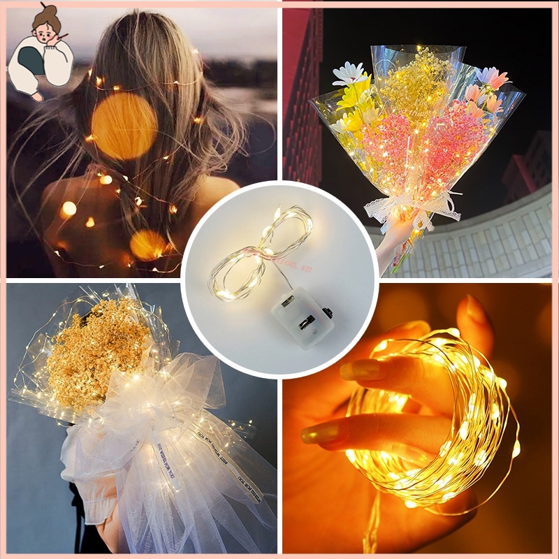 Dây đèn LED trang trí Giáng sinh đa dụng đẹp mắt
