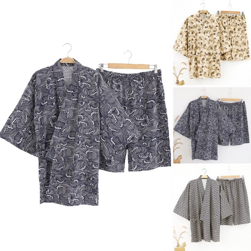 SUPER-M Áo Kimono in hoa thời trang mùa hè cho nam | BigBuy360 - bigbuy360.vn