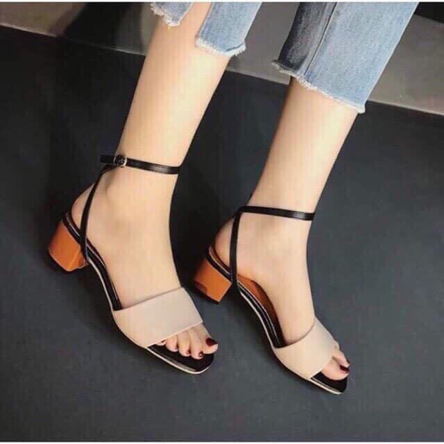 Giày sandal Dior đế răng cưa 3cm thời trang mùa hè dành cho nữ,Dép quai hậu nữ hottrend