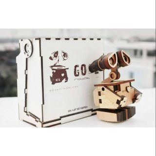 Robot gỗ biết đi wall-e (go-e)