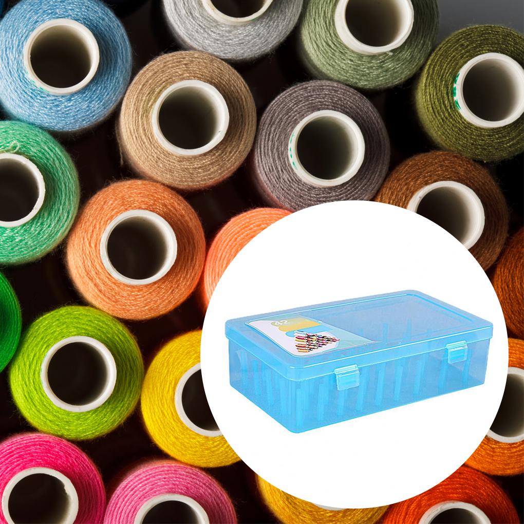 Hộp Đựng 42 Cuộn Chỉ Thêu Chữ Thập Chống Bụi Bẩn Tiện Dụng