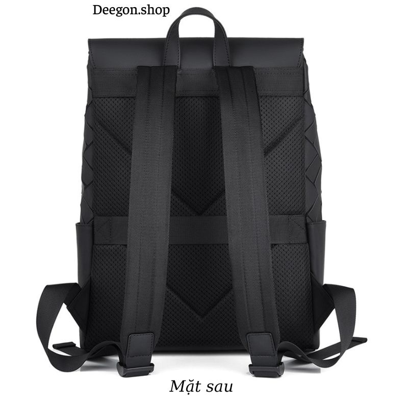 Balo da nam nữ thời trang chất da pu cao cấp ulzzang đựng laptop 15.6inch siêu chống nước unisex
