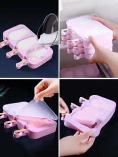 Khuôn Làm Kem Silicon