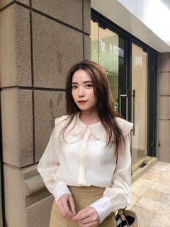 Sơ mi voan cổ sen