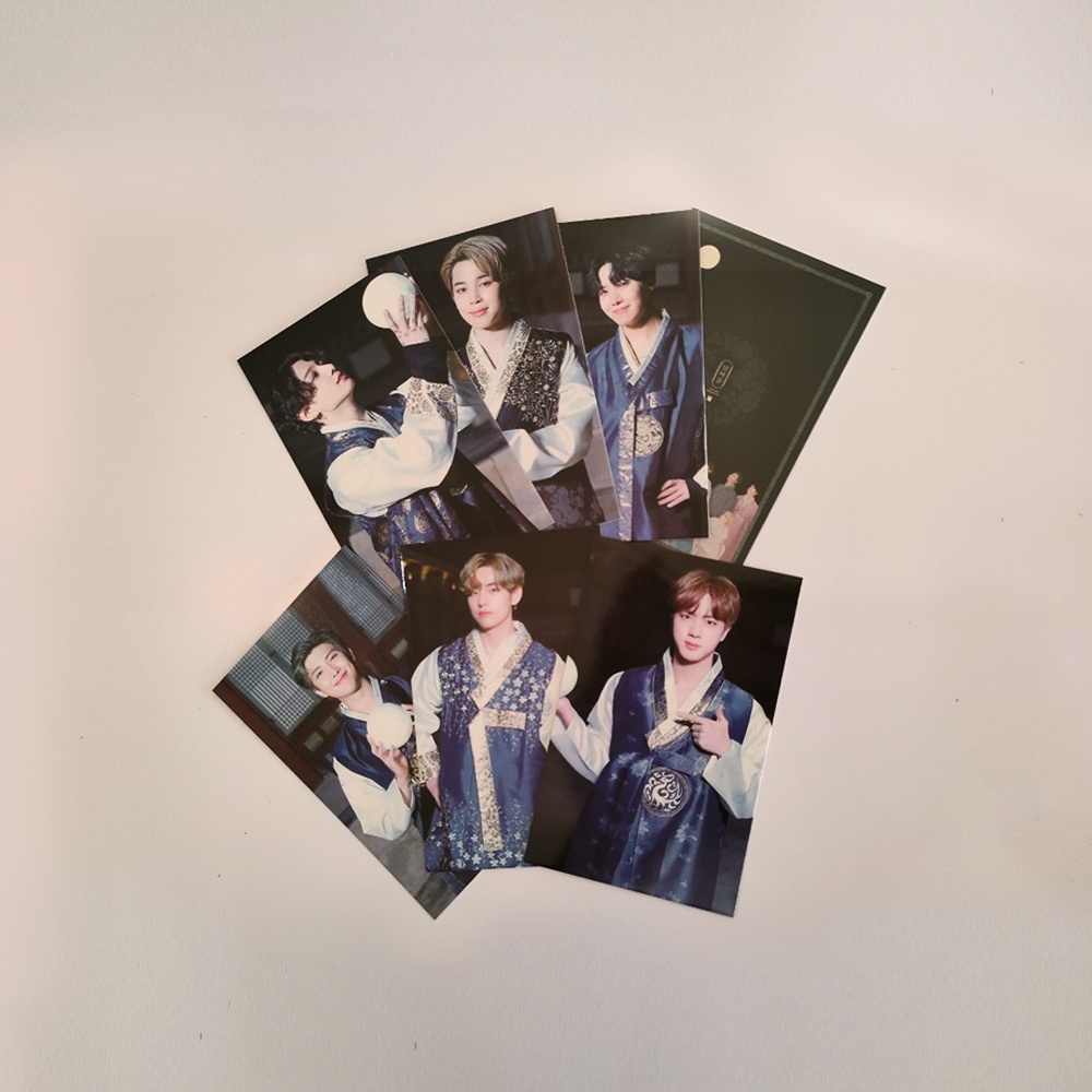 Bộ 7 card BTS ver CỔ TRANG thích hợp để tặng, làm event, ...