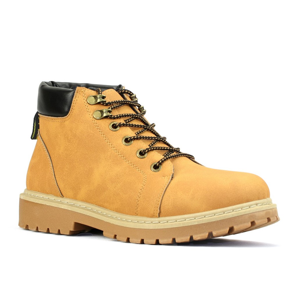 Giày Boots Da Cực Chất BCC004 Cổ Cao - Nâu | BigBuy360 - bigbuy360.vn