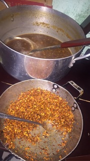 Bánh tráng cuộn trộn 120k