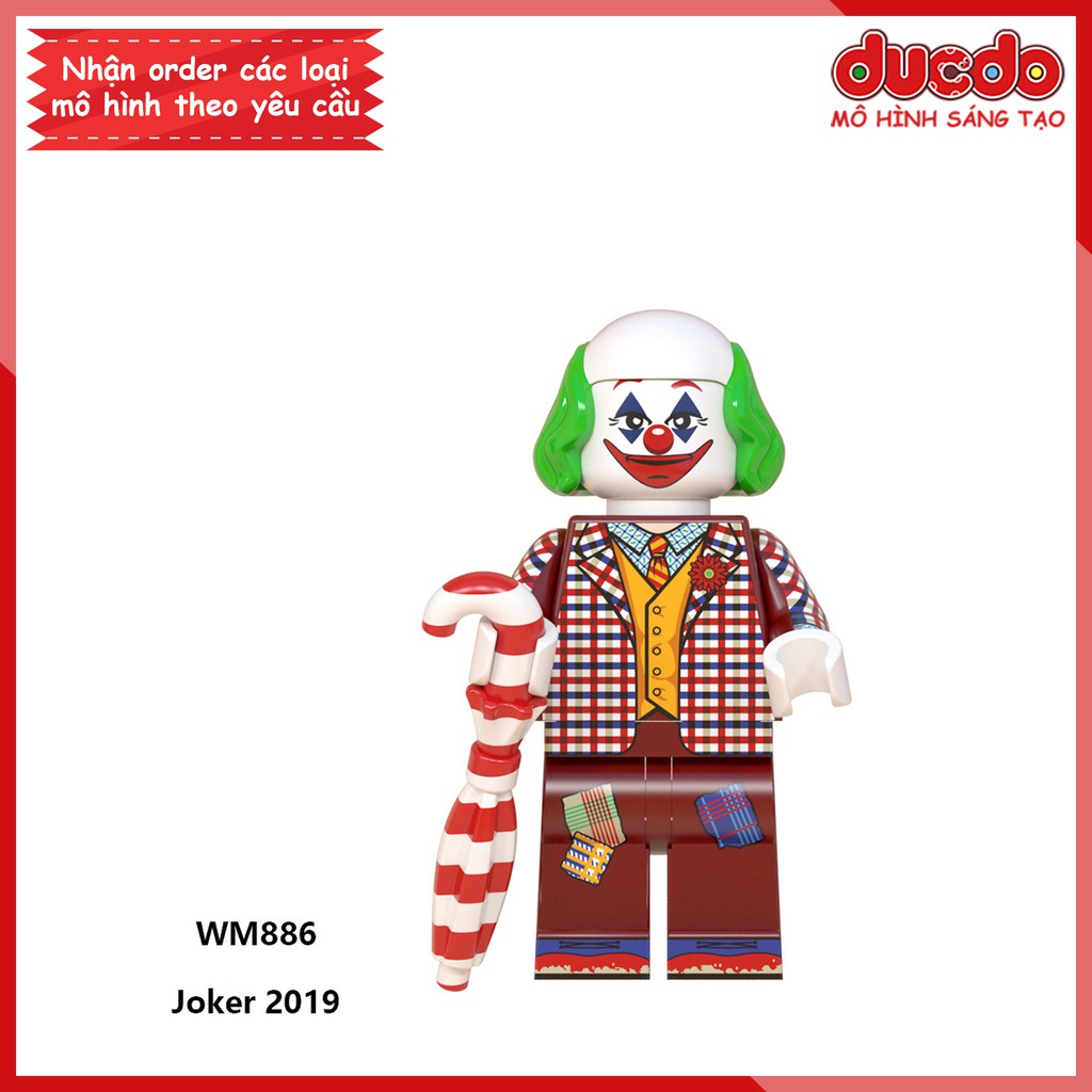 Minifigures các nhân vật Joker và Harley Quinn mới nhất - Đồ chơi Lắp ghép Xếp hình Mini Mô hình WM WM6080