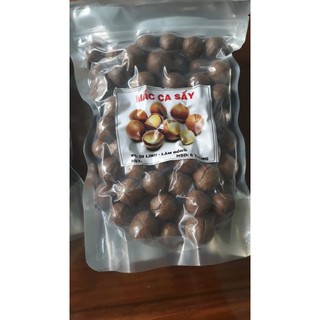 500g hạt macca sấy nứt vỏ