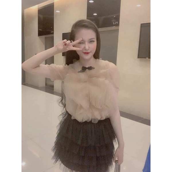 Áo tiểu thư tơ hàng cao cấp