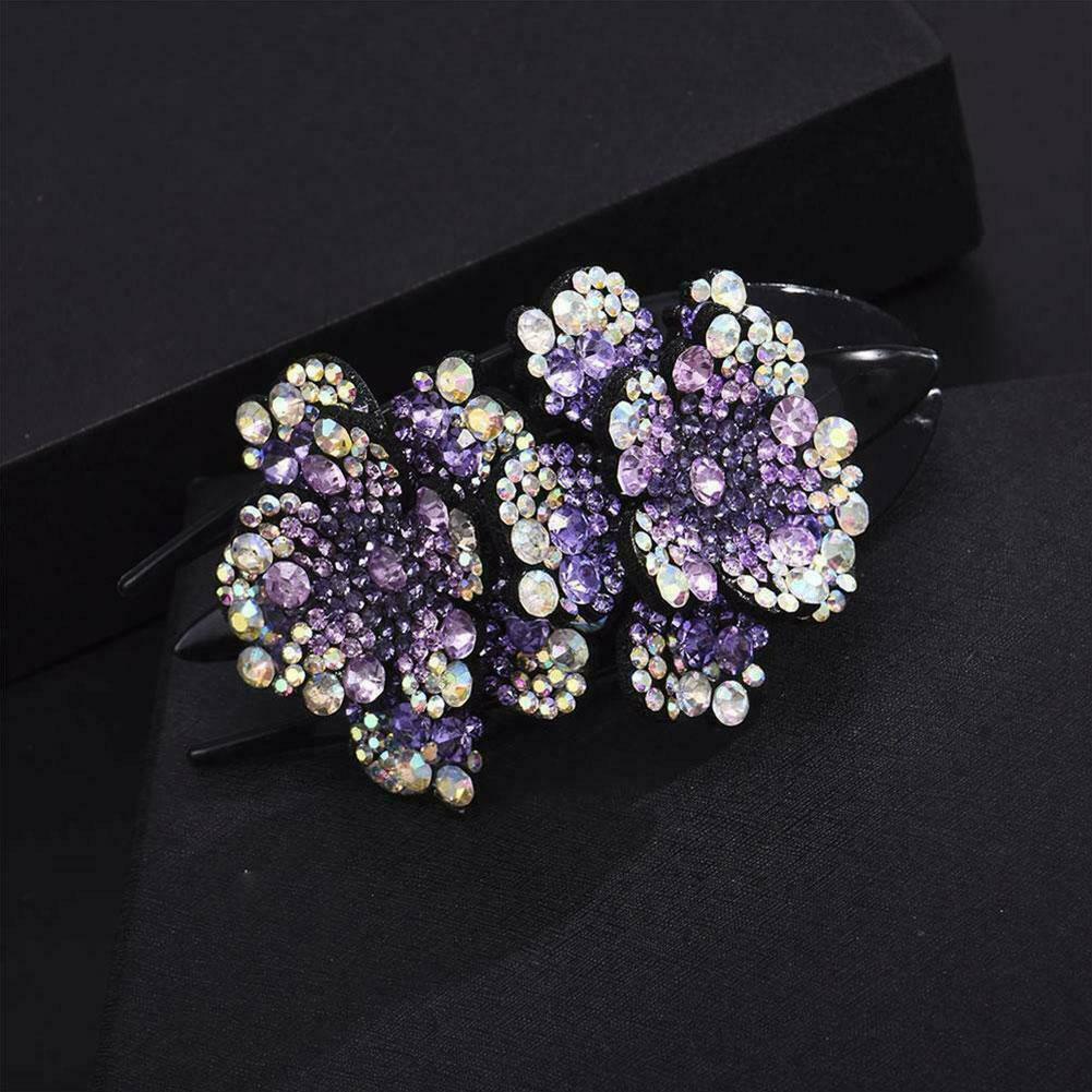 Kẹp Tóc Đính Đá Pha Lê Thời Trang W0Y5 Z5O3 K5F4 J0K8