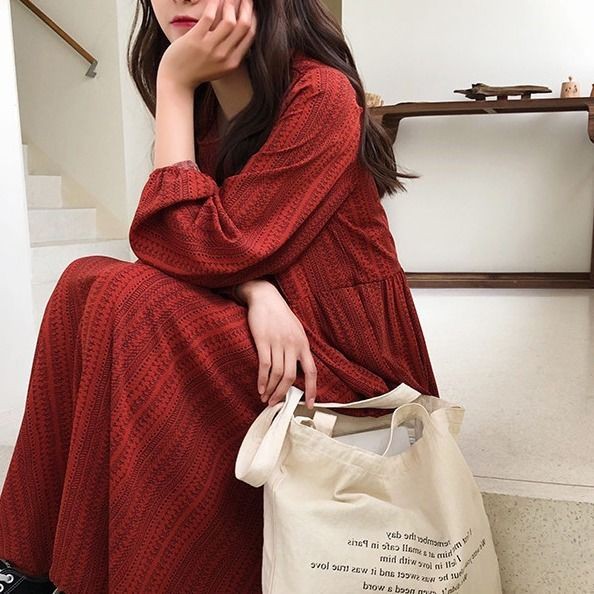 ⭐0412⭐ New large-sized classic long-sleeved dress | BigBuy360 - bigbuy360.vn