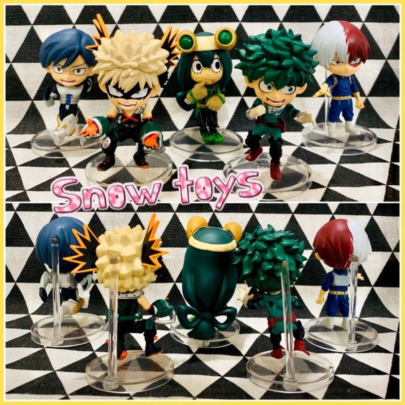 [ẢNH TỰ CHỤP] Mô hình Học Viện Siêu Anh Hùng - My Hero Academia - Midoriya Todoroki Shoto Bakugo Kat