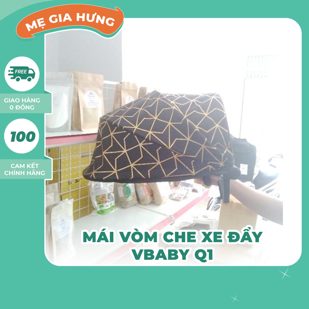 Mái Vòm che xe đẩy Vbaby Q1-  vòm che xe đẩy 520