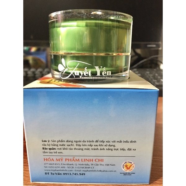 Kem Tuyết Yến K10 dưỡng trắng da,giữ ẩm,tái tạo và mềm mịn da 25g
