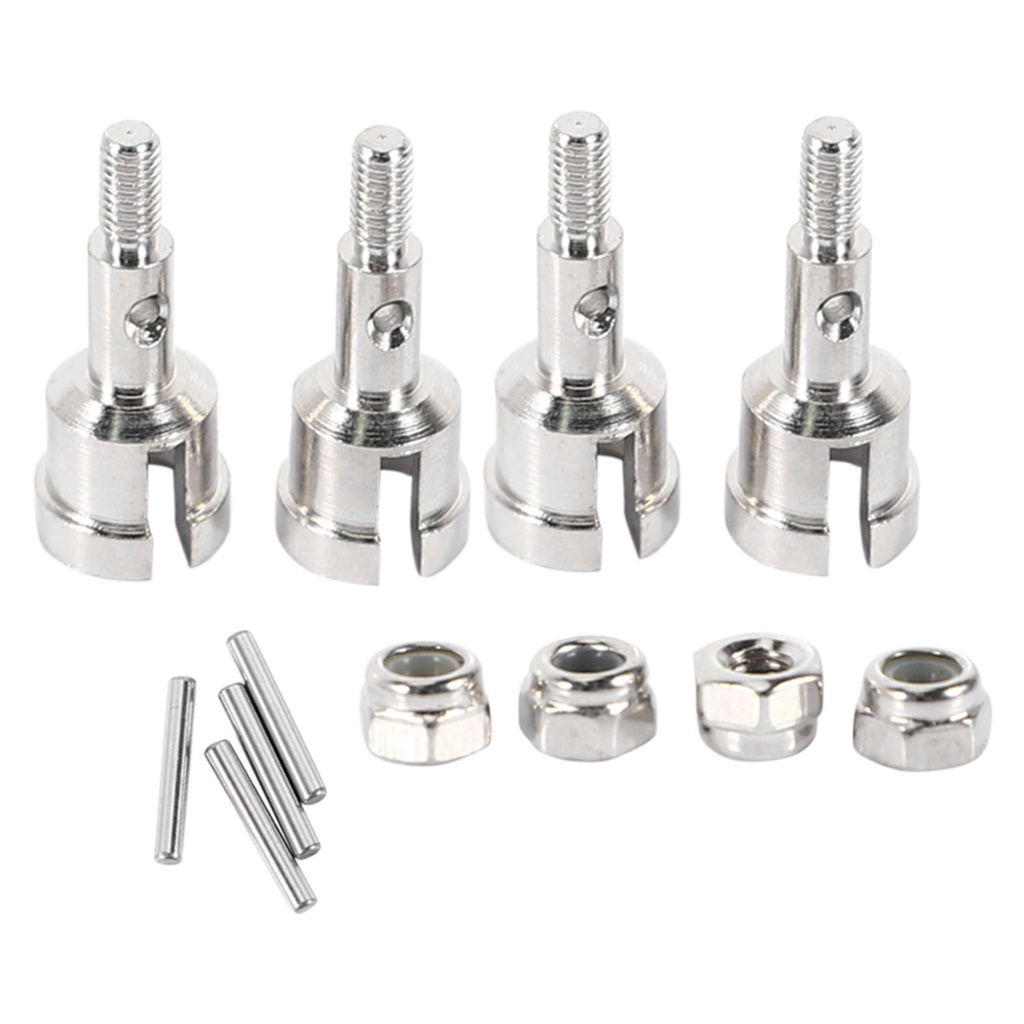 Bộ phụ kiện chuyển đổi trục bánh xe 12mm 1 / 10 cho Wltoys 1 / 18 A959 A969 A979 A959B A969-B Rc